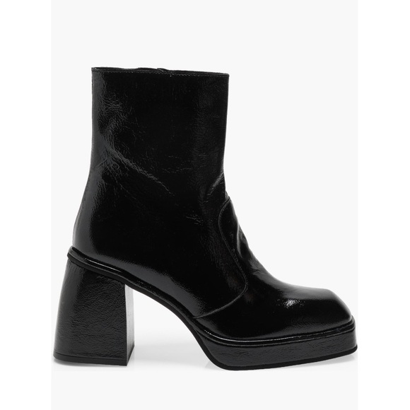 Free People Ruby Platform Bootie in Black Patent, Size EU39 | US9 New in Box - Picture 14 of 14